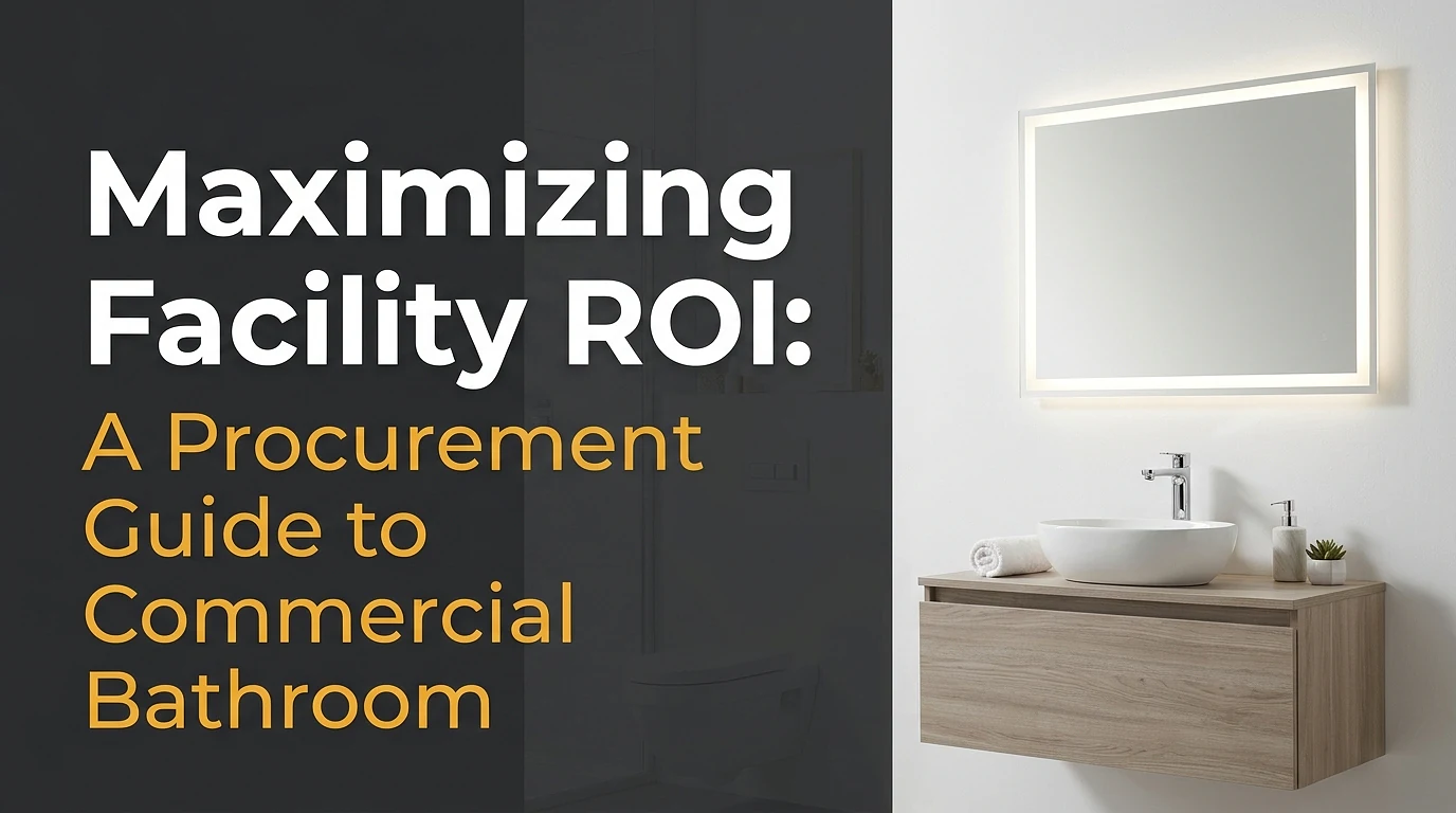Maximizing Facility ROI: A Procurement Guide to Commercial Bathroom Mirrors with Shelves
