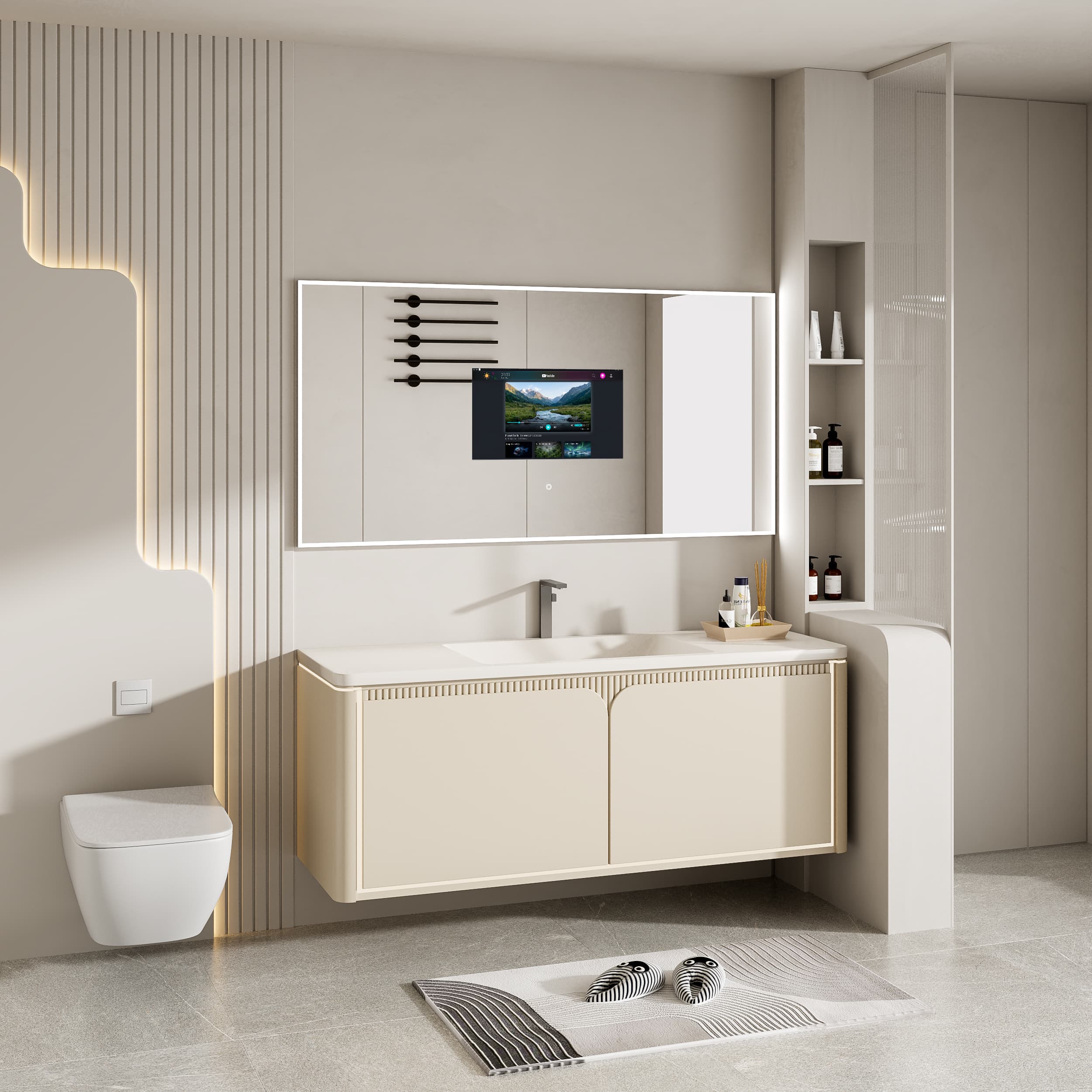 Tv Bathroom Mirror