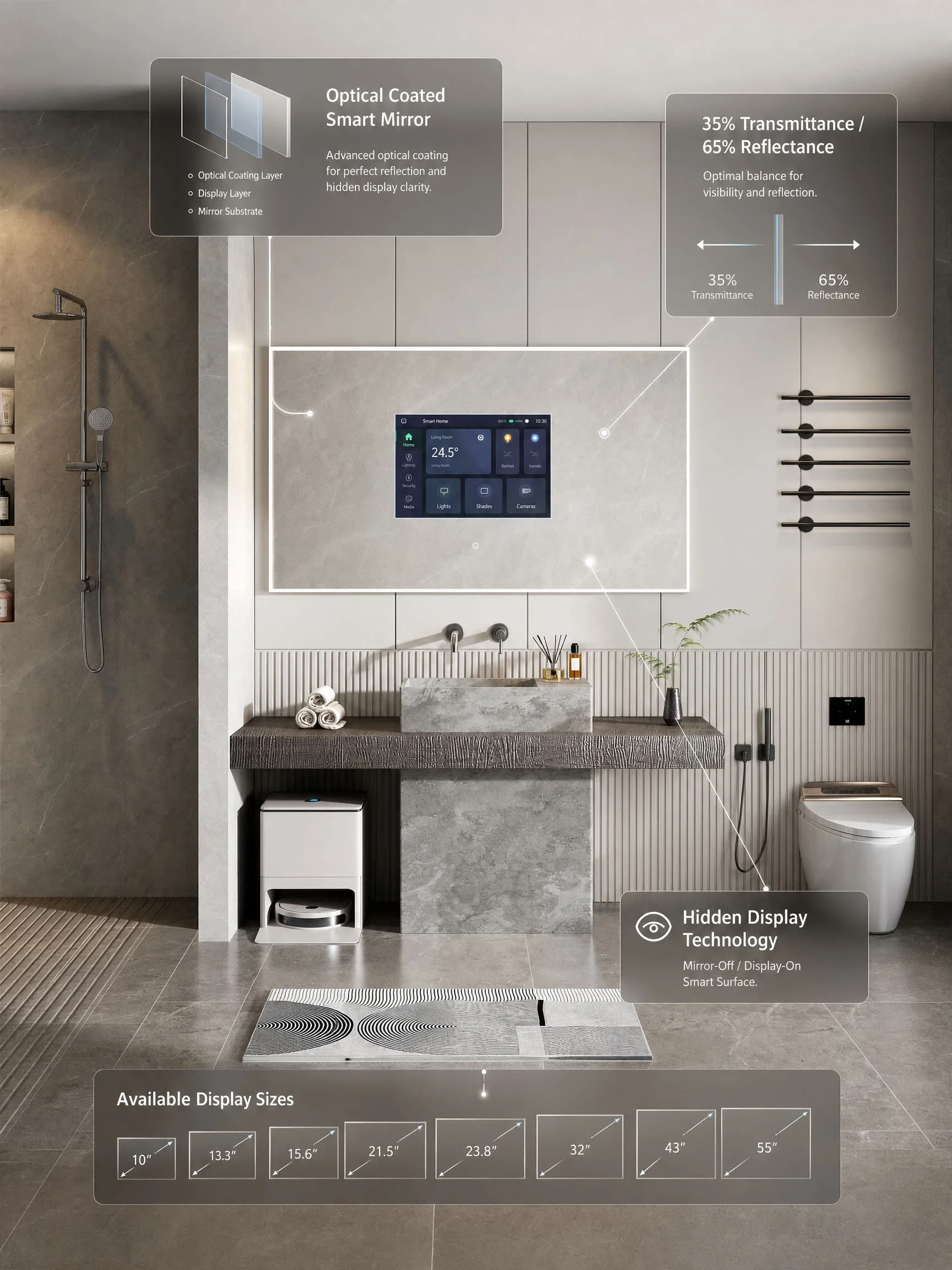 Tv Bathroom Mirror