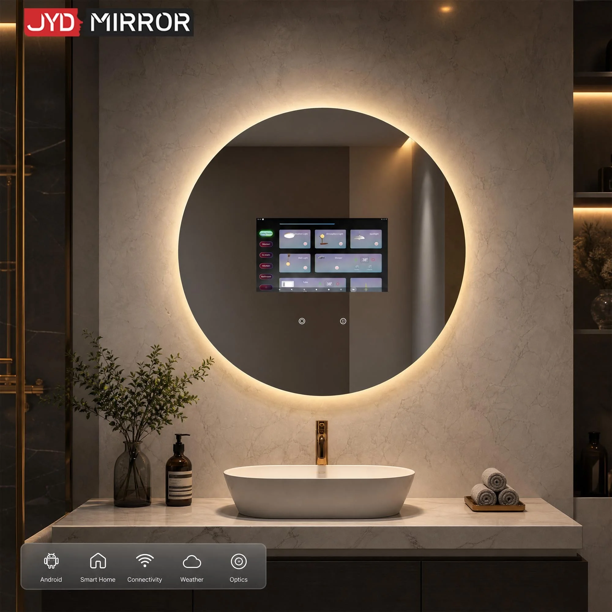 Dp558 Ai Tv Bathroom Mirror 1