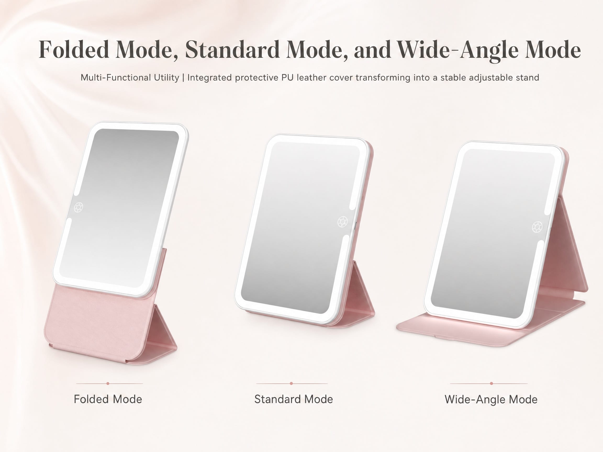 Protective Multi-Functional PU Leather Case