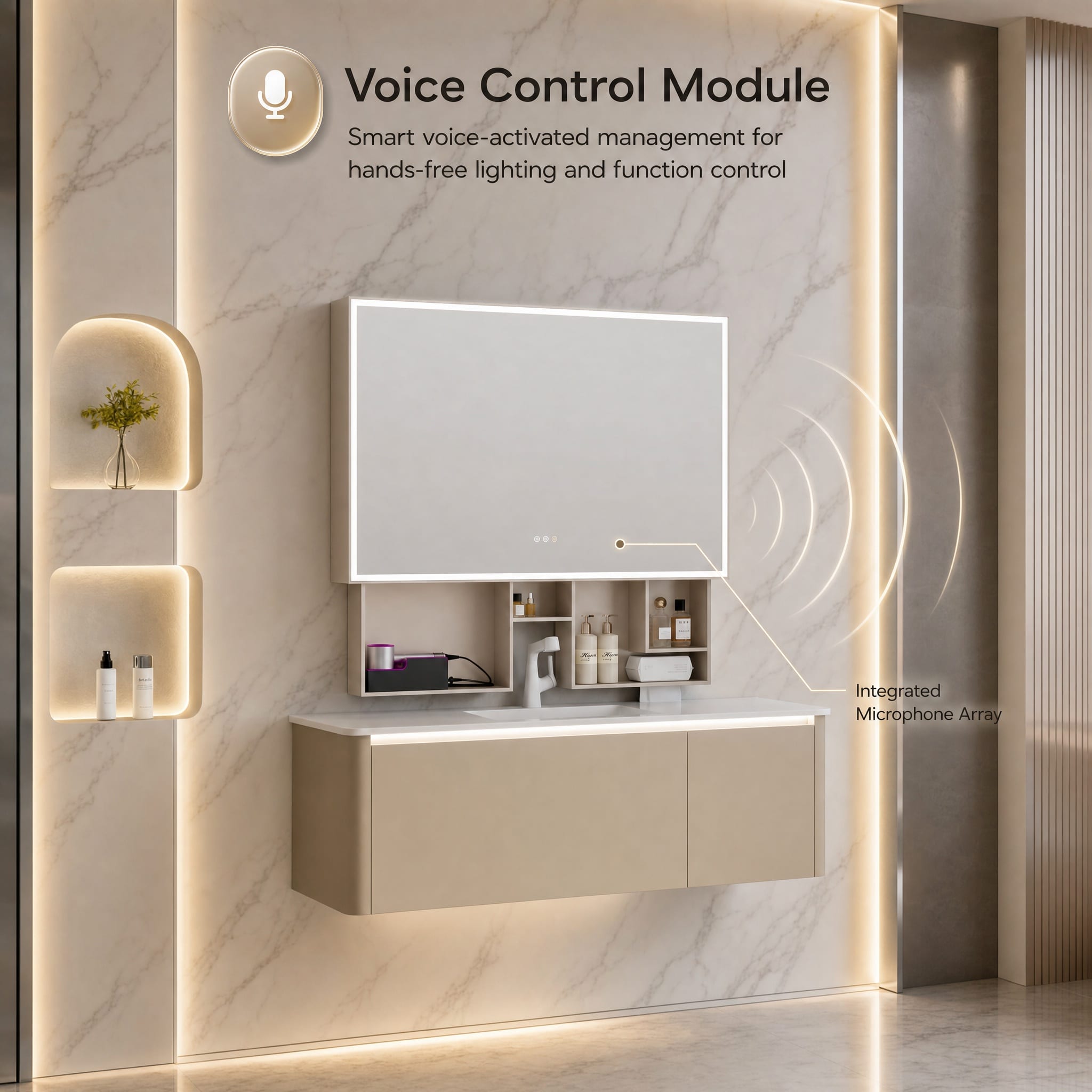 Smart Bathroom Mirror Cabinet