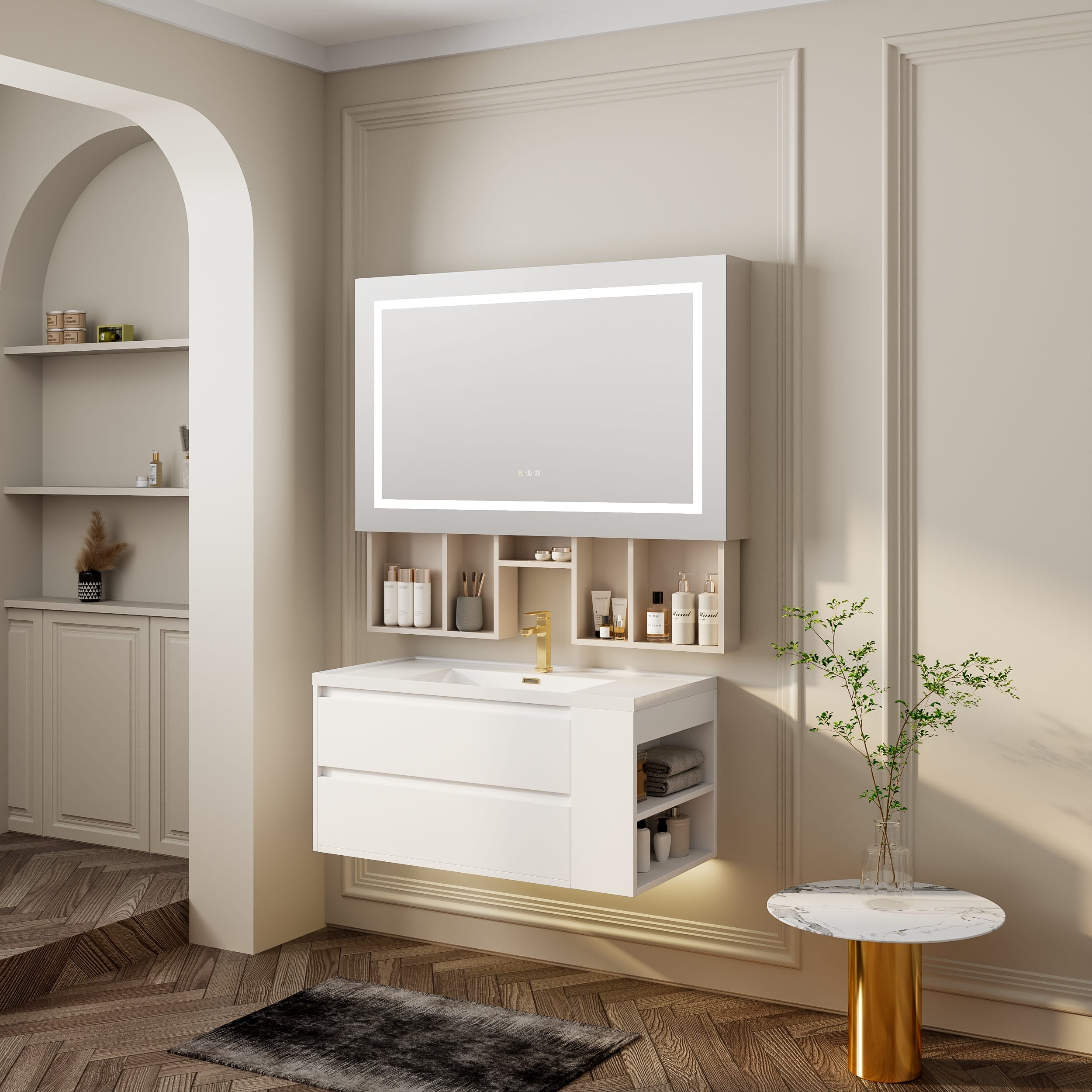 Smart Bathroom Mirror Cabinet