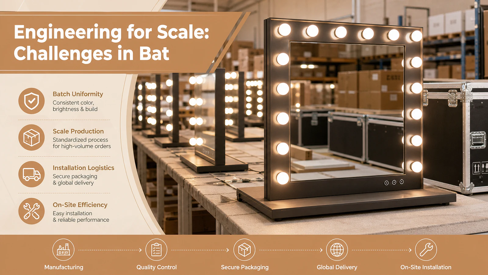 Engineering for Scale: Challenges in Batch Uniformity and Installation Logistics - Mirror product image