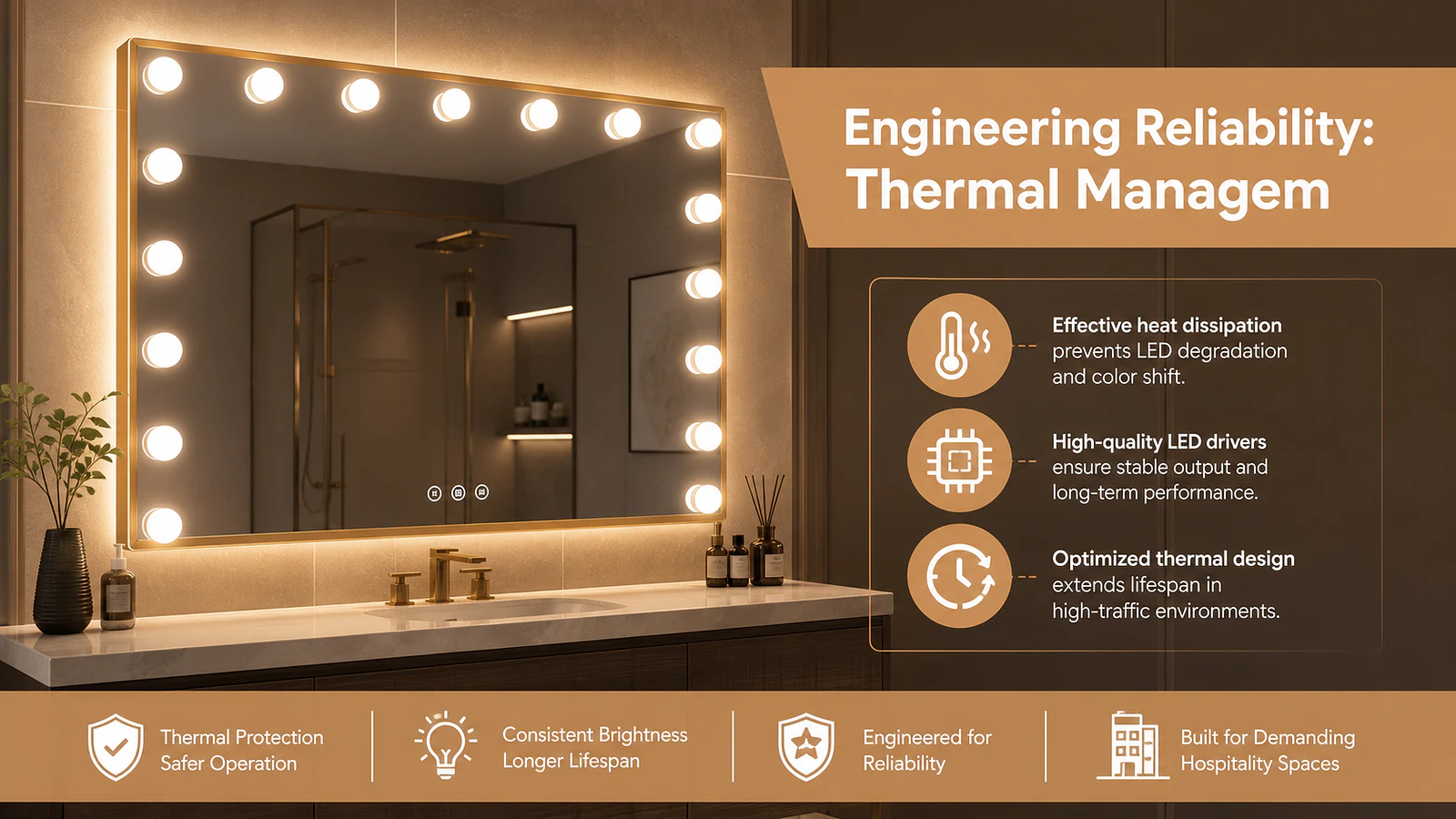 Engineering Reliability: Thermal Management and LED Driver Longevity in High-Traffic Environments - Mirror product image