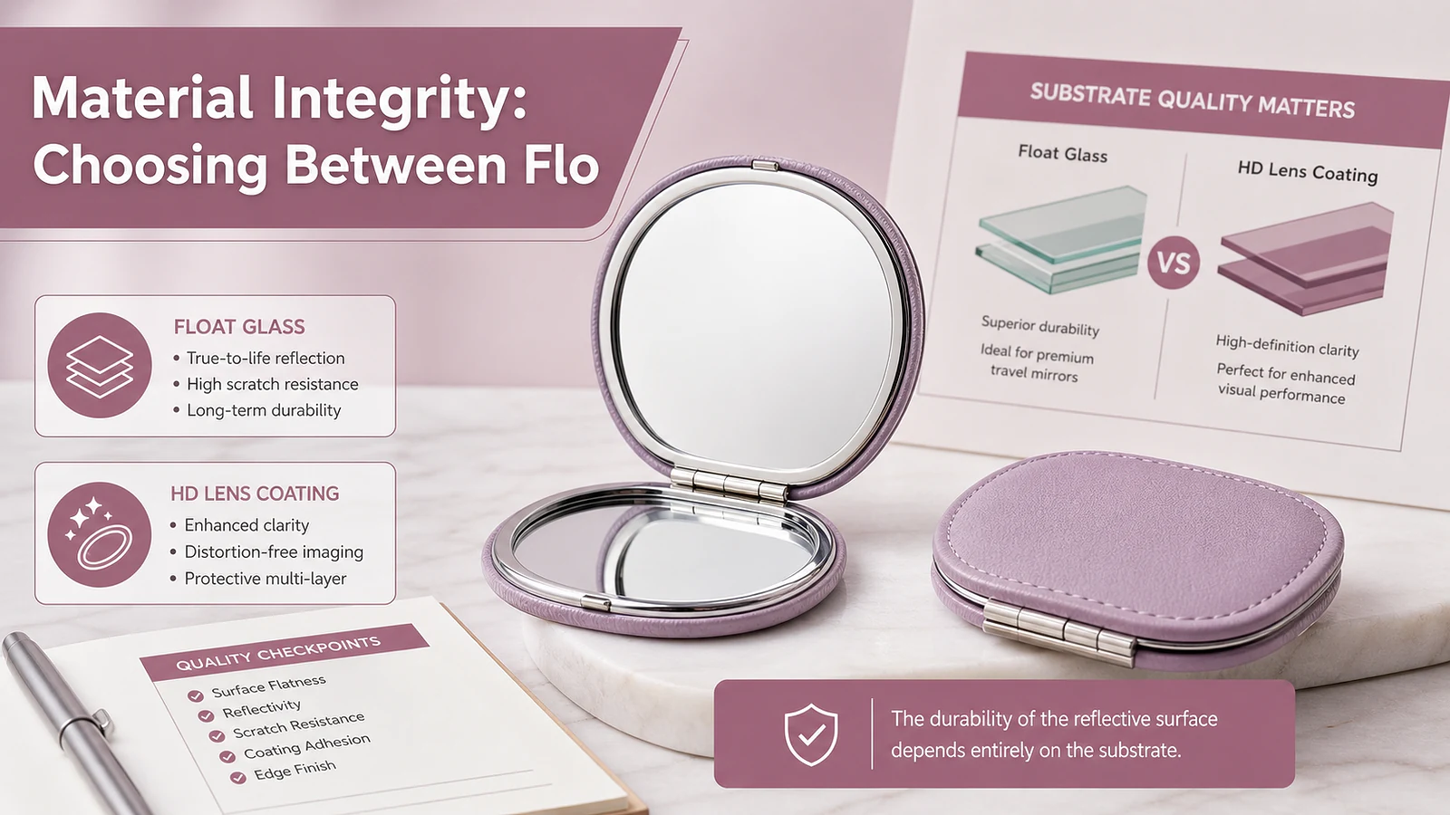 Material Integrity: Choosing Between Float Glass and High-Definition Lens Coatings - Mirror product image