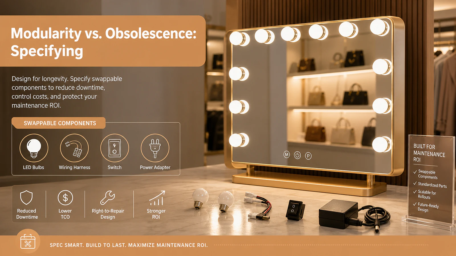 Modularity vs. Obsolescence: Specifying Swappable Components for Maintenance ROI - Mirror product image