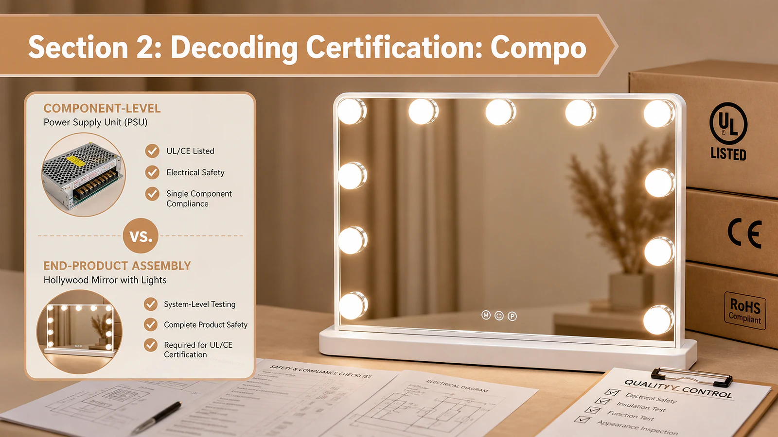 Section 2: Decoding Certification: Component-Level vs. End-Product Assembly - Mirror product image