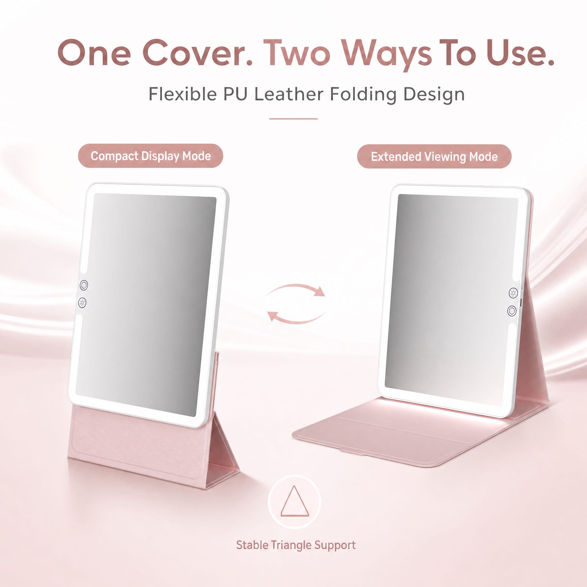 Sm611a Led Folding Makeup Mirror Detail 8 9674