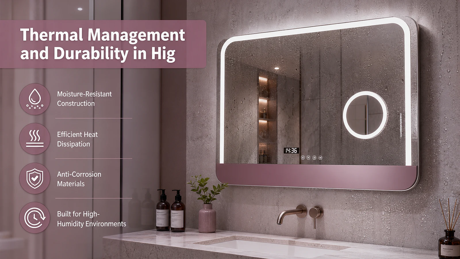 Thermal Management and Durability in High-Humidity - Mirror product image
