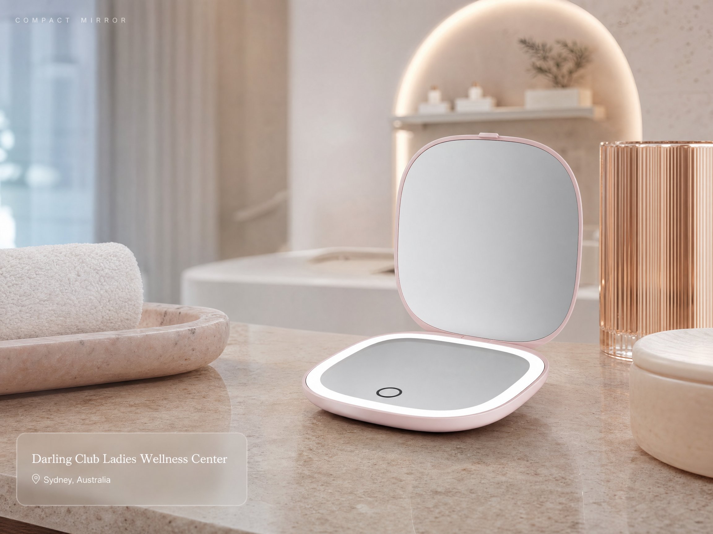 Compact Mirror Project for Darling Club Ladies Wellness Center in Sydney