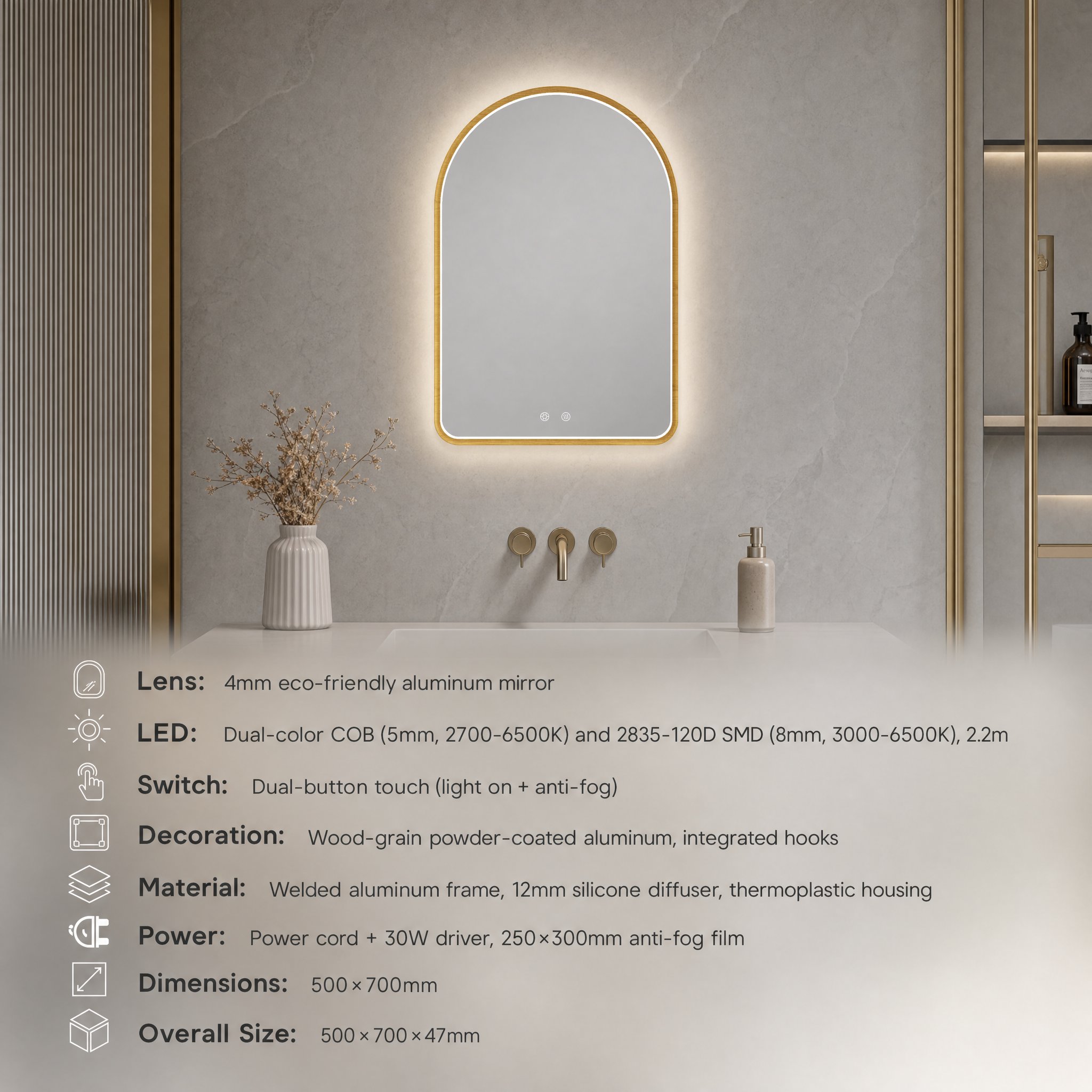 Bathroom Mirror With Lights