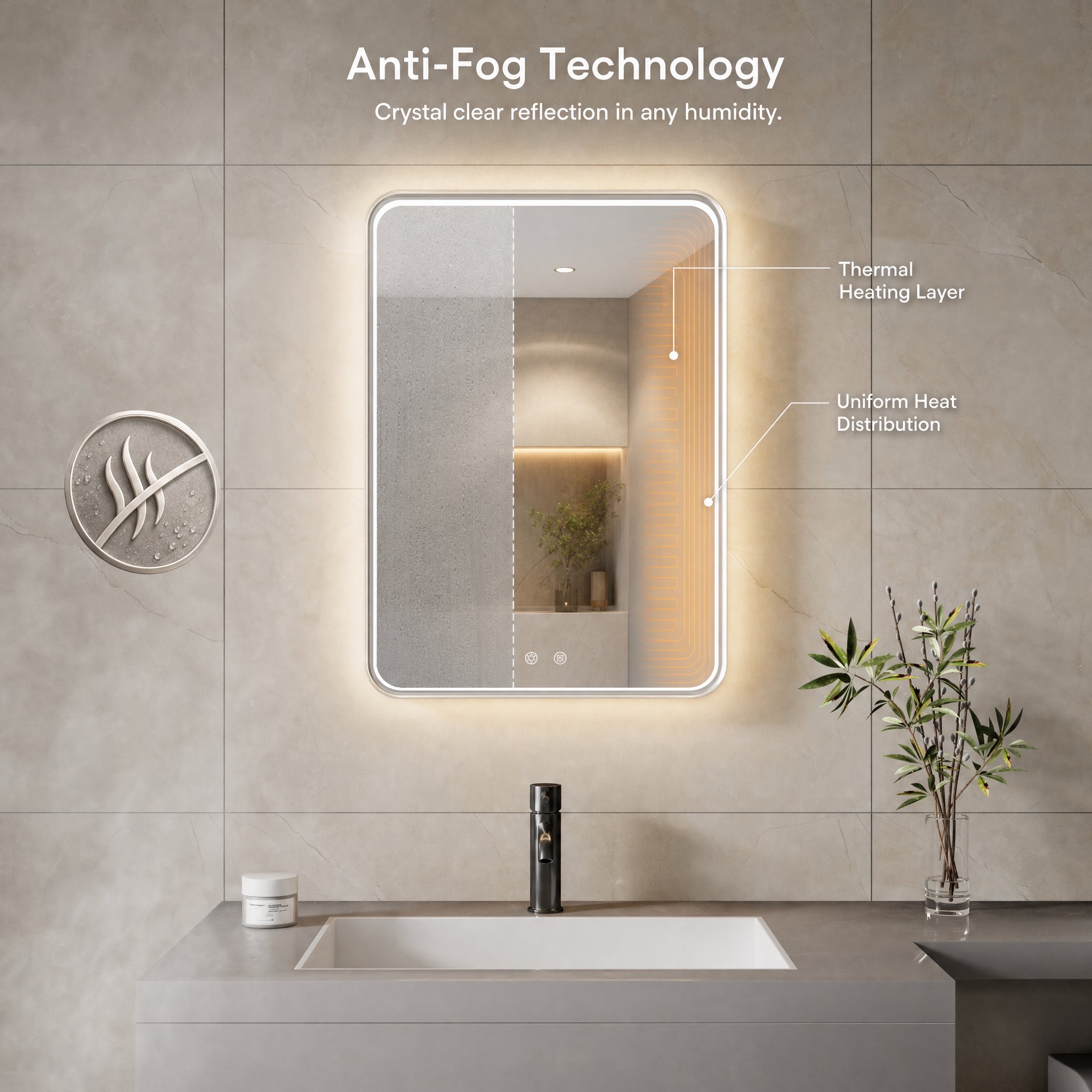 Advanced 20W Rapid Anti-Fog Technology for High-Humidity Environments